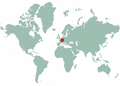 Italien in world map